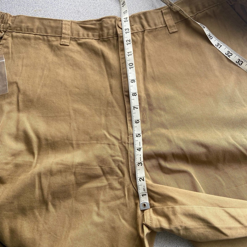 NWOT King Size Mens Size 46 Tall Cargo Shorts Tan Cotton Pockets Big & Tall - Picture 8 of 9